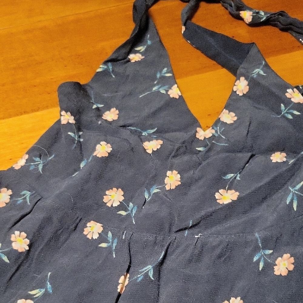American Eagle Outfitters Boho Floral Halter Top - Picture 4 of 5